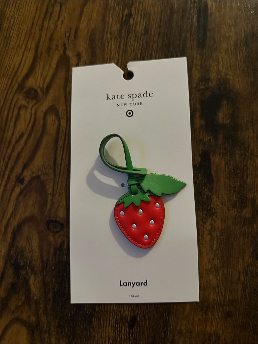 Target Kate Spade Strawberry Lanyard